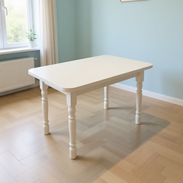 Обеденный стол Ideal TSEYU 106762865, 120х80x78 см, ЛДСП, дерево, белый