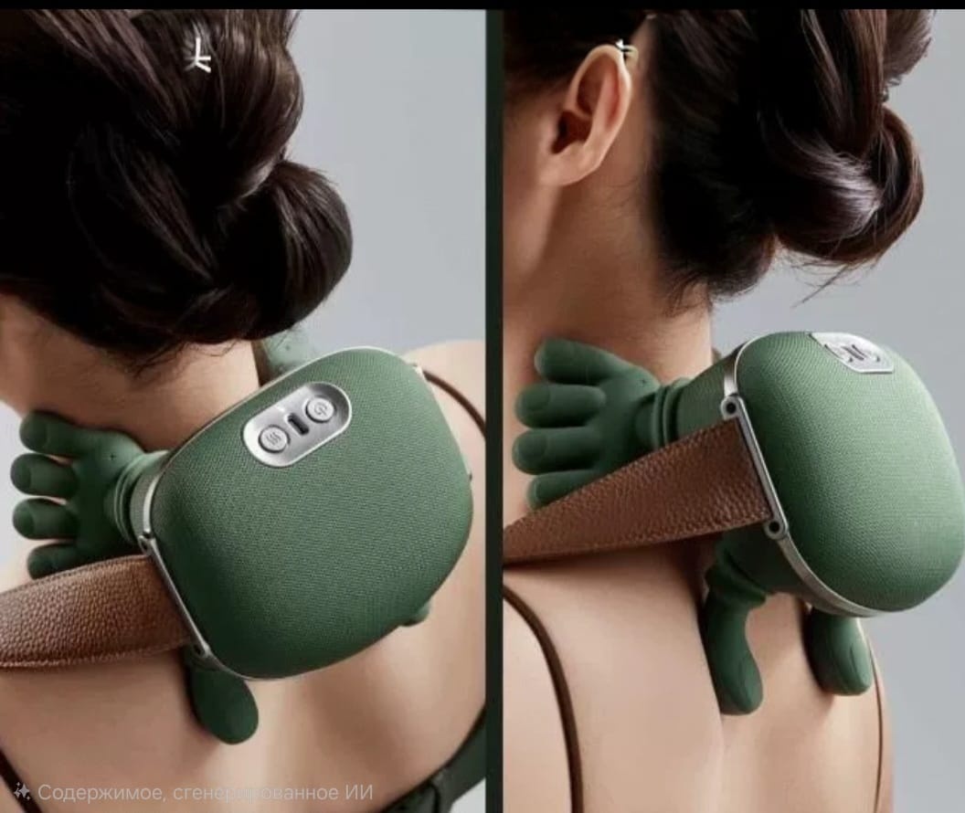 Массажер NeckMaster-M1 воротник вибрационный, разминающий, разогревающий