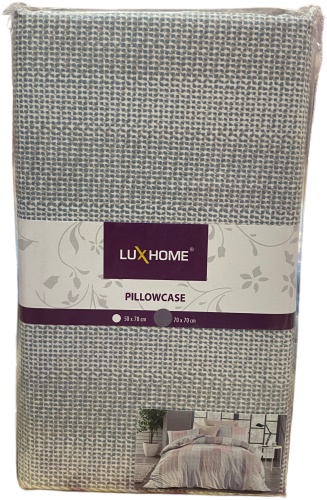 Наволочка LUX HOME 70x70 ранфорс, хлопок, 2 шт