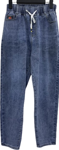 Джинсы джинсы-мом DENIM AMERICAN APPARAL синий, голубой