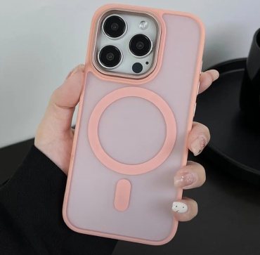 Чехол ОЕМ для Apple iPhone 16 Pro Max розовый