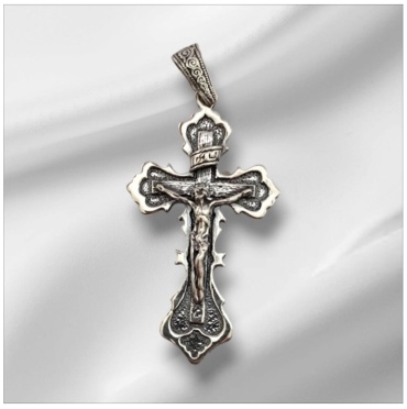 Крестик FATI&co 818773746 вес 11 г серебро, без вставок