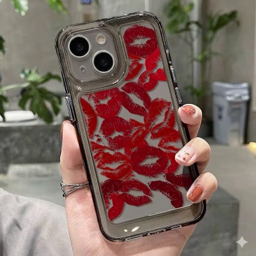 Чехол Gadget&Tail для Apple iPhone 15 темно-прозрачный