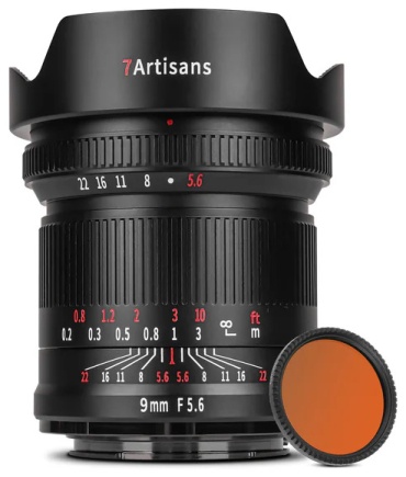 7Artisans 9mm F5.6 Full Frame для Nikon Z с ND фильтром