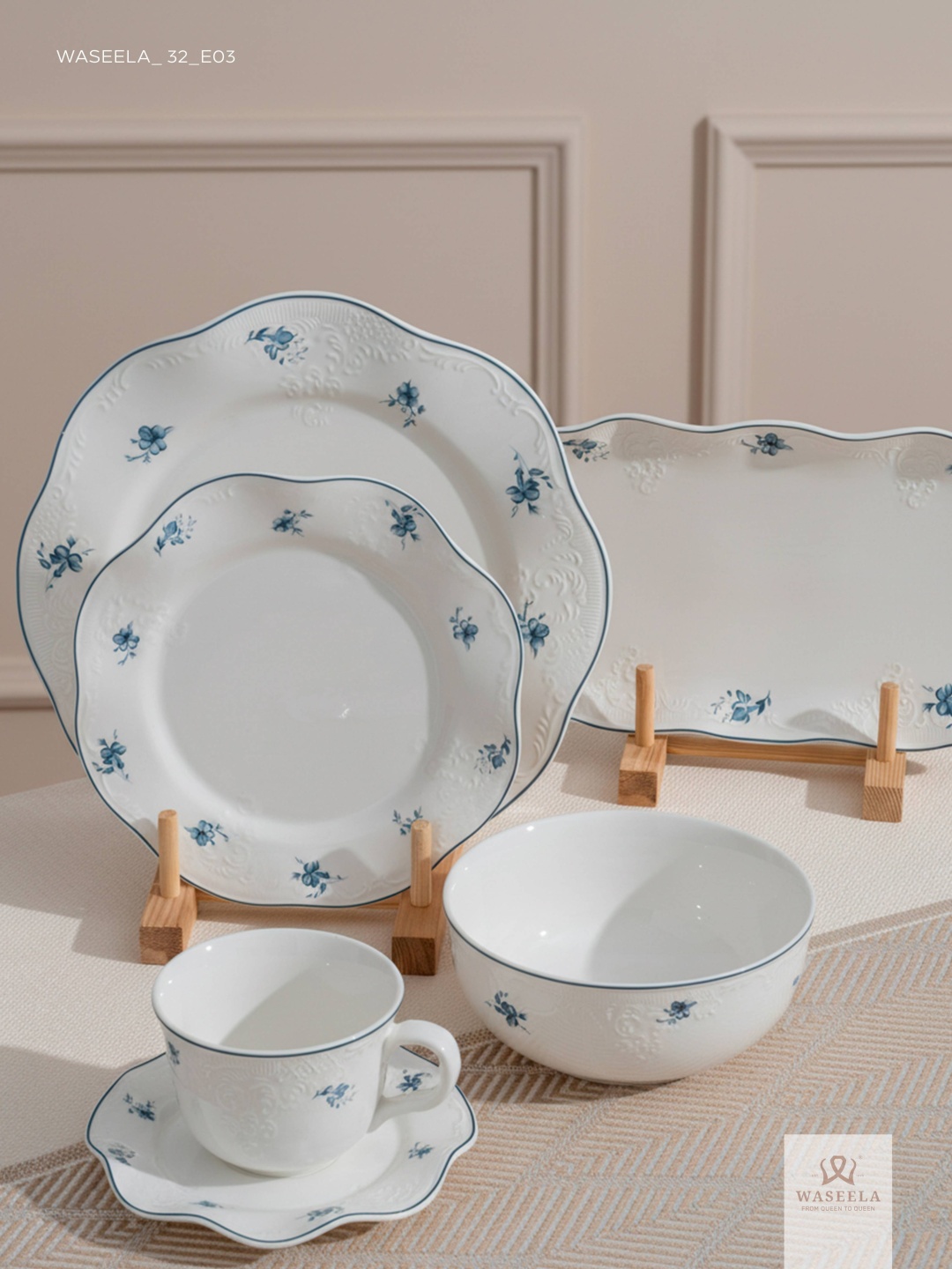 Сервиз на 6 персон LUNAI, предметов: 32, чайно-столовый, фарфор