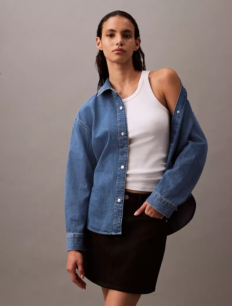 Рубашка Calvin Klein синий