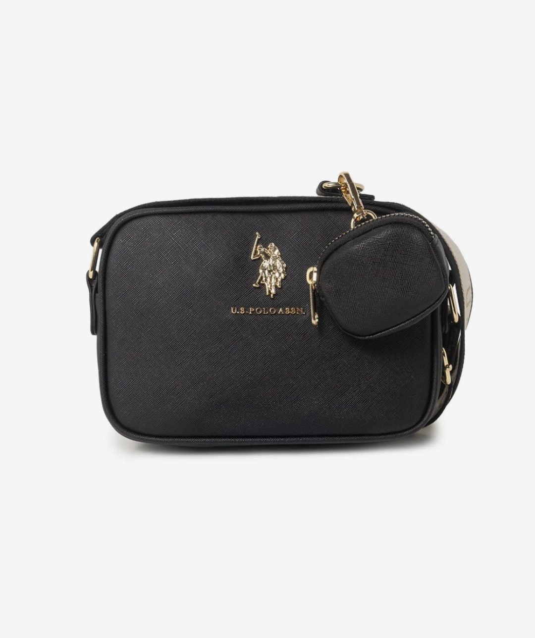 Сумка кросс-боди U.S. Polo Assn. экокожа черный