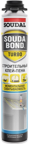 Soudal клей-пена Easy Soudabond Gun Turbo, 750 мл 1 шт