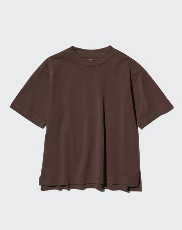 Футболка Uniqlo коричневый