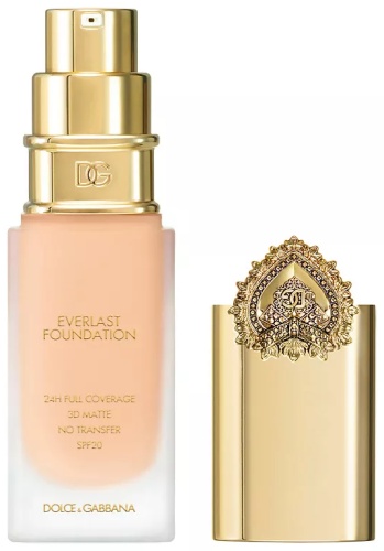 DOLCE&GABBANA Стойкий матовый тональный крем Everlast foundation SPF20 PA+++ тональный крем 06W Light 27 мл