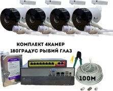 Blackview комплект видеонаблюдения IPN-420, 4 расширение 2560х1944