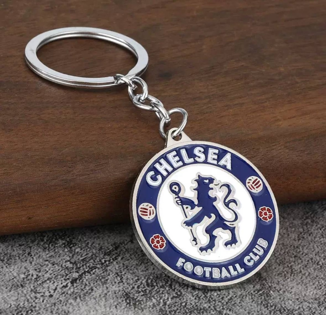 Брелок Челси Chelsea 4см металл 1 шт