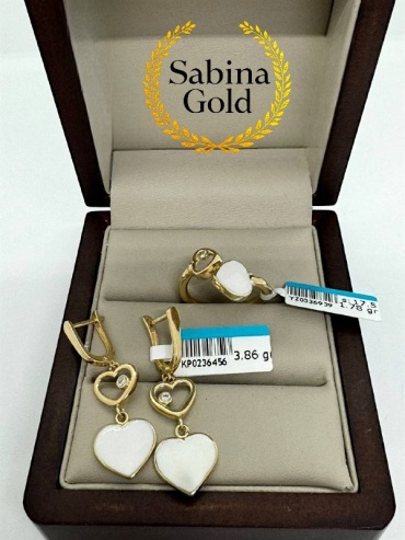 Sabina Gold KMP-SBN-1292 вес 5.53 г золото, эмаль