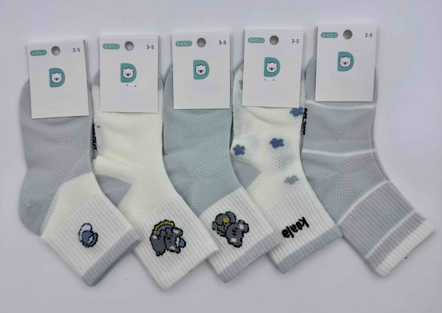 Носки Djos Socks F-D671-1 5 пар мультиколор 3-5 лет