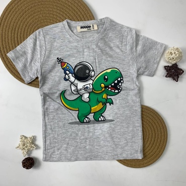 Футболка ZOOOM Baby серебристый