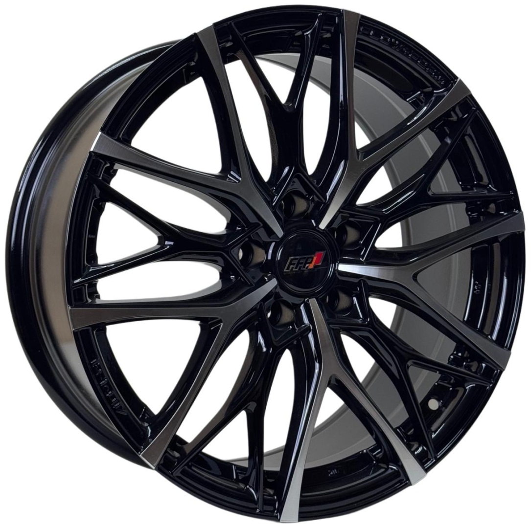 Wheels 3956DD 8x18/5x114.3 D67.1 ET35 4 диска черный, хром