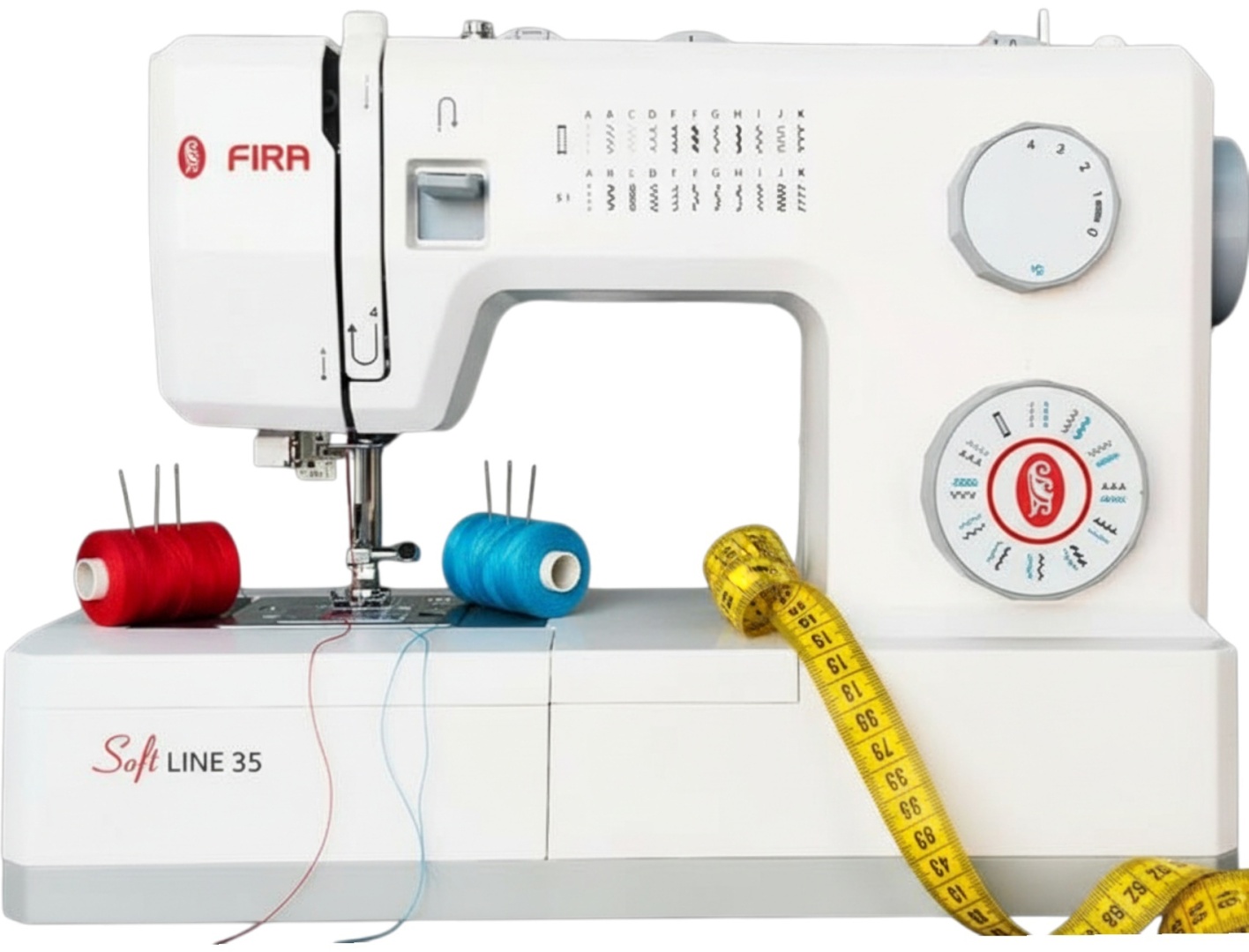 Швейная машина Fira Soft Line 35 белый, серый