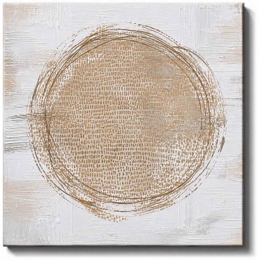 Araystudio.kz картина интерьерная на холсте “Golden Texture” 60x60 см
