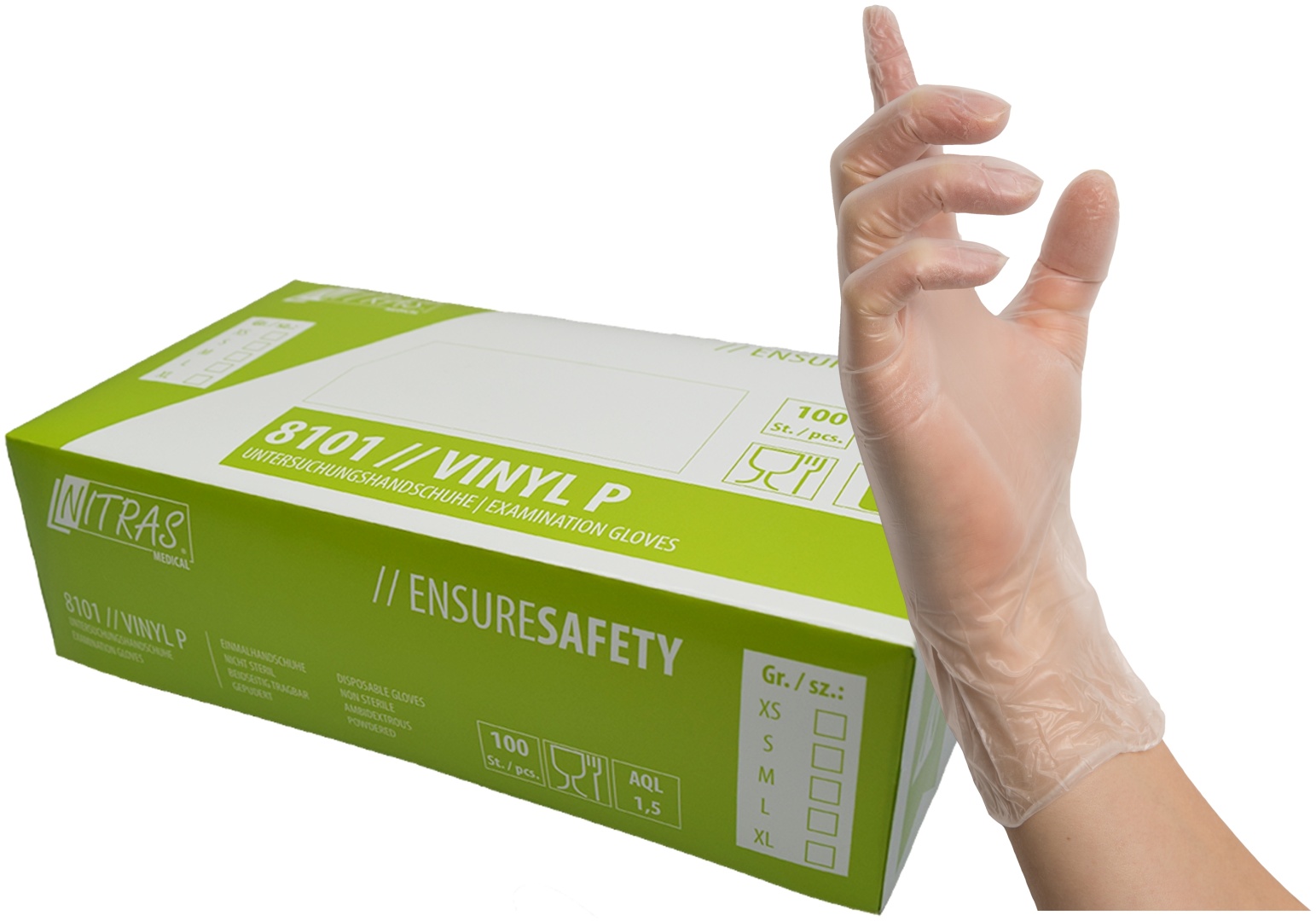 Nitras Medical набор 8101 прозрачный 100 шт