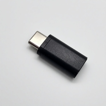 Переходник LIDER USB TypeC (M), Lightning (F), 0.05 м, черный