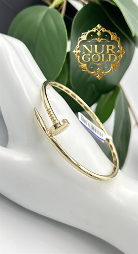 Sabina Gold NUR-BR-110 длина 18 см, вес 7.21 г золото, плетение обод