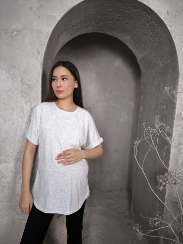 Футболка SweetMama серебристый