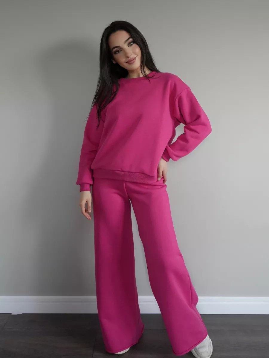 Повседневный костюм 369 SHOP розовый