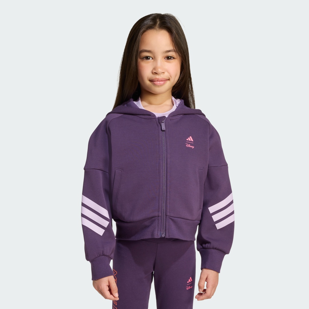 Толстовка adidas фиолетовый