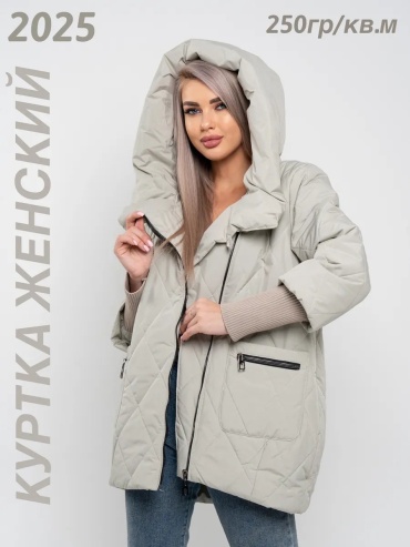 Демисезонная куртка серый