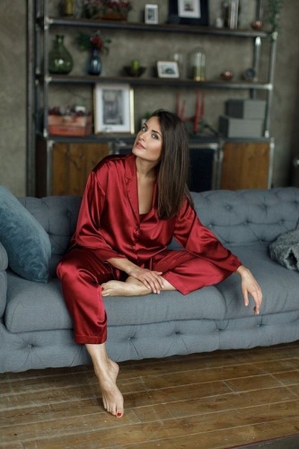 Пижама TATTI TUN PAJAMAS бордовый