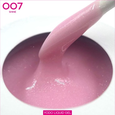 Yodo гель yodo liquid gel розовый с шиммером 30 мл