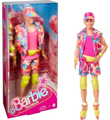 Кукла коллекционная Mattel Кен на роликах Barbie The Movie Ken Doll 29 см