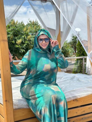 Купальник буркини Medina style зеленый