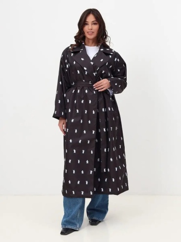 Тренчкот Mayskaya brand черный