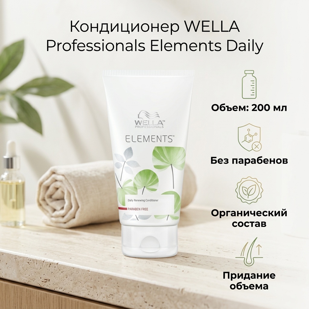 WELLA Elements кондиционер 200 мл