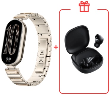 Xiaomi Smart Band 10 Glimmer Edition золотистый + подарок