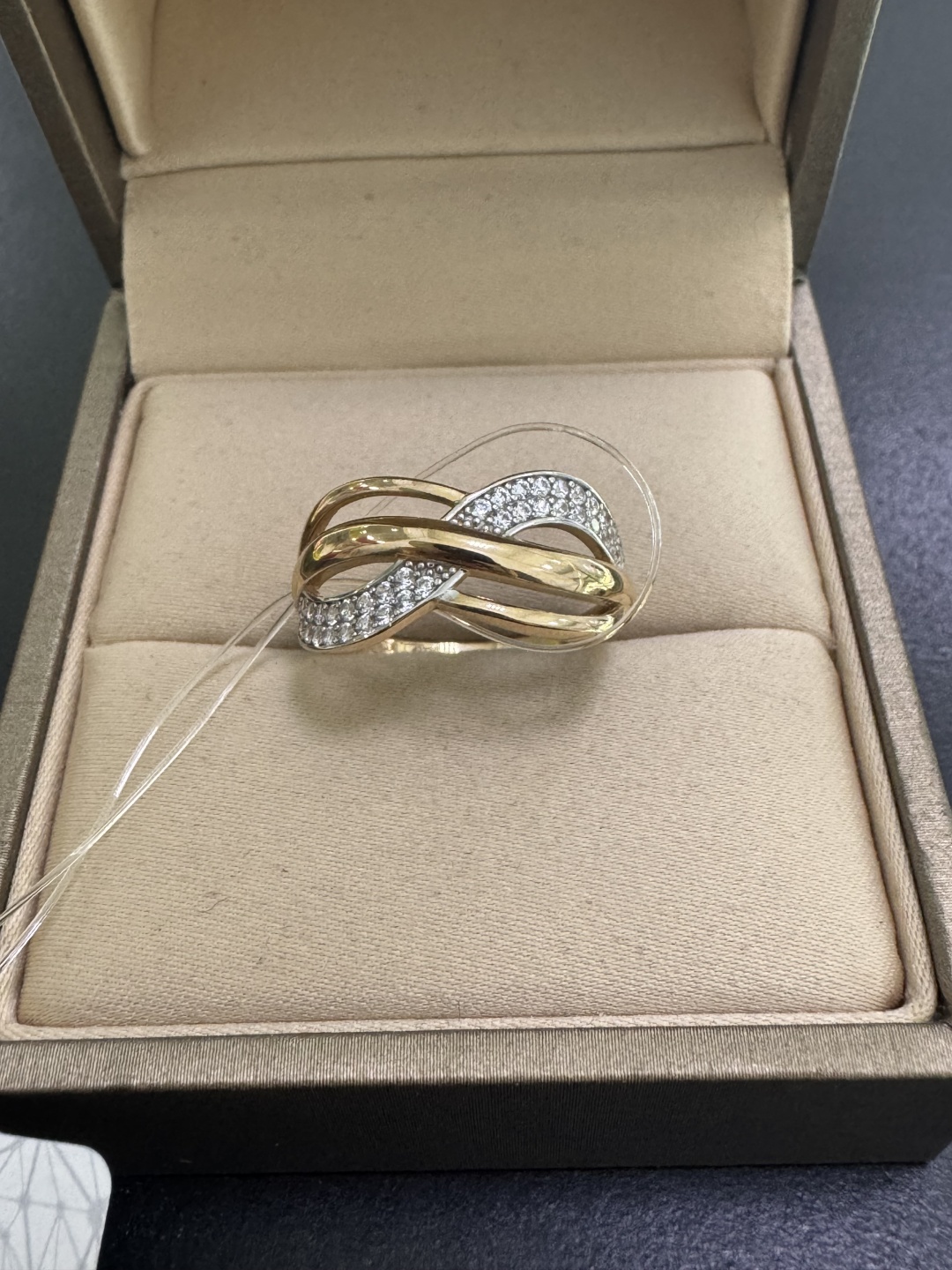 Diamond 87544 размер 19 вес 2.45 г золото, фианит