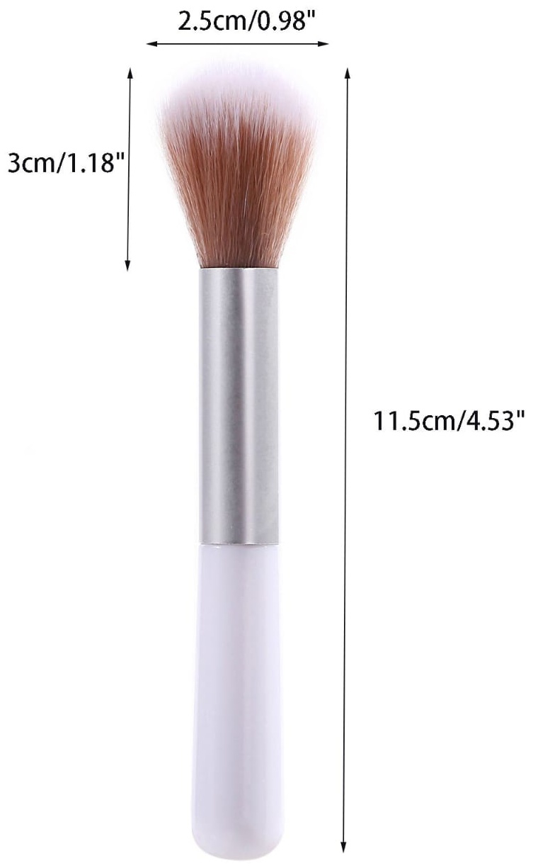 Мини кисть для макияжа 11.5 см 1