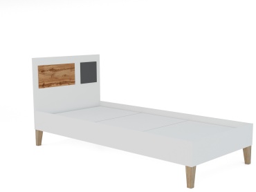 Детская кровать TURAN HOME Стори HM, 90x200 см, белый