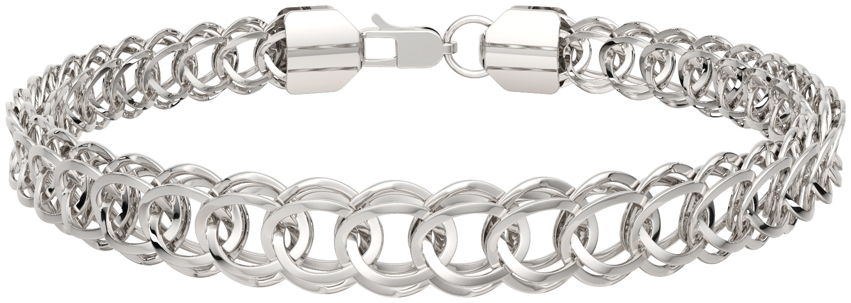 Lucente Silver ZO-0620804.ZZ_21 длина 21 см, вес 14.34 г серебро, плетение фантазийное