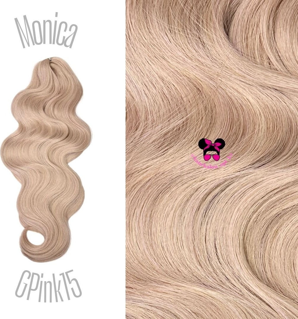 Baby Crush афрокудри Monica GPink15 блонд женский 60 см