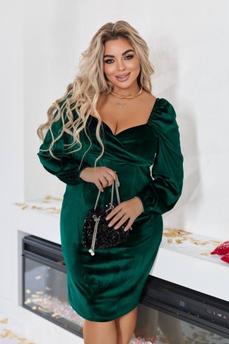 Вечернее платье WoW Fashion зеленый