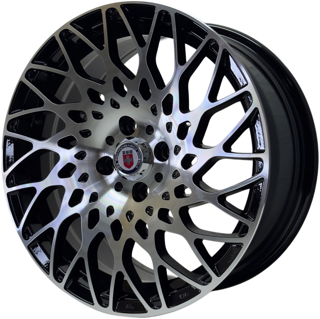 Yixing 9511 WESTWHEELSSHOP 7x16/4x100 D67.1 ET35 4 диска черный, хром