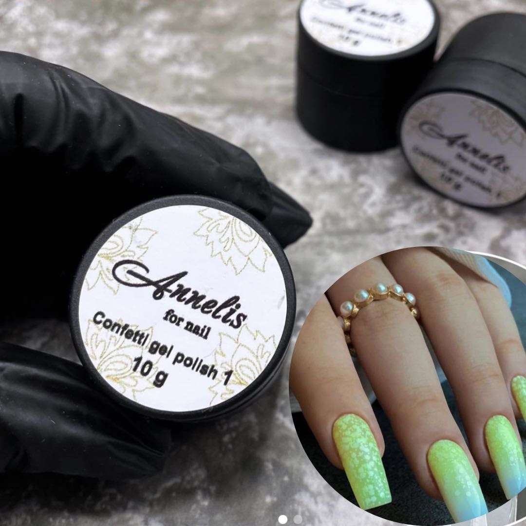 NailShop.kz гель для дизайна Конфетти 4 10 мл