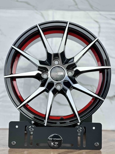 PDW SG2032 7x15/4x100 D67.1 ET30 4 диска черный, серебристый, красный