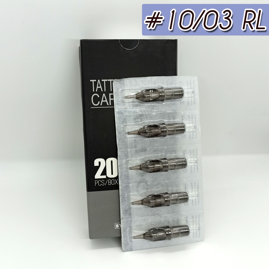 SOLONG тату картриджи EN-07 1003RL Round Liner 5 шт