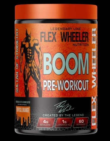 Flex Wheeler BOOM Pre-Workout Blue-Raspberry