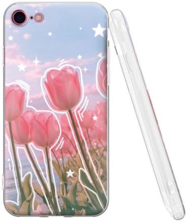 Чехол Mcover для Apple iPhone 7, iPhone 8, iPhone SE рисунок