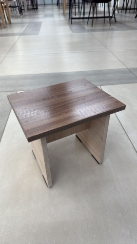 Табурет ZETA СТУ-00638, 27x30x24.5 см, коричневый, бежевый 1 шт.