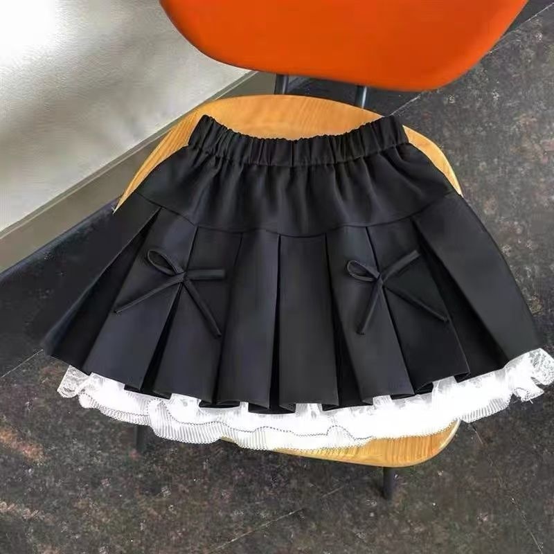 Школьная юбка полусолнце черный